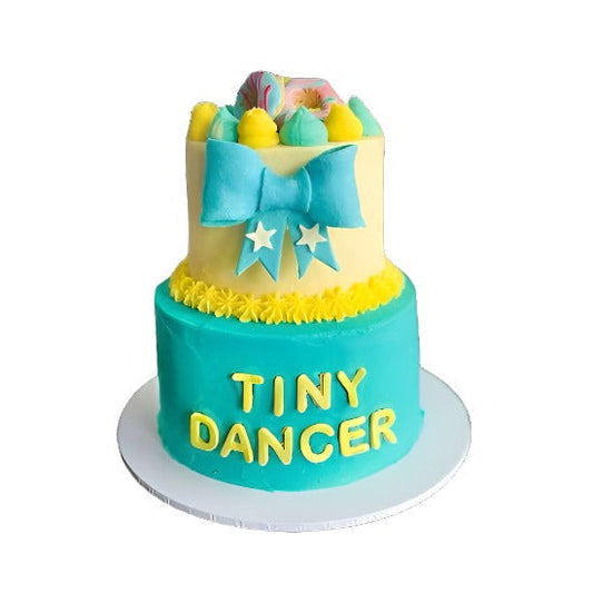 2-Tier Bow Tie Cake